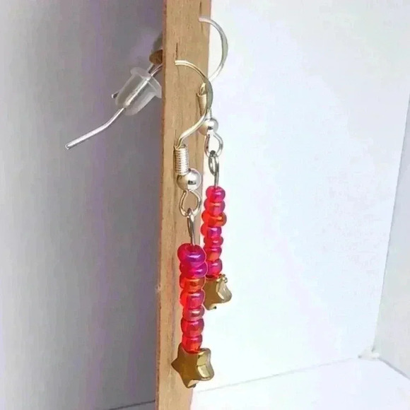 Falling Star 925 Sterling Silver Earrings - Picture 3 of 3